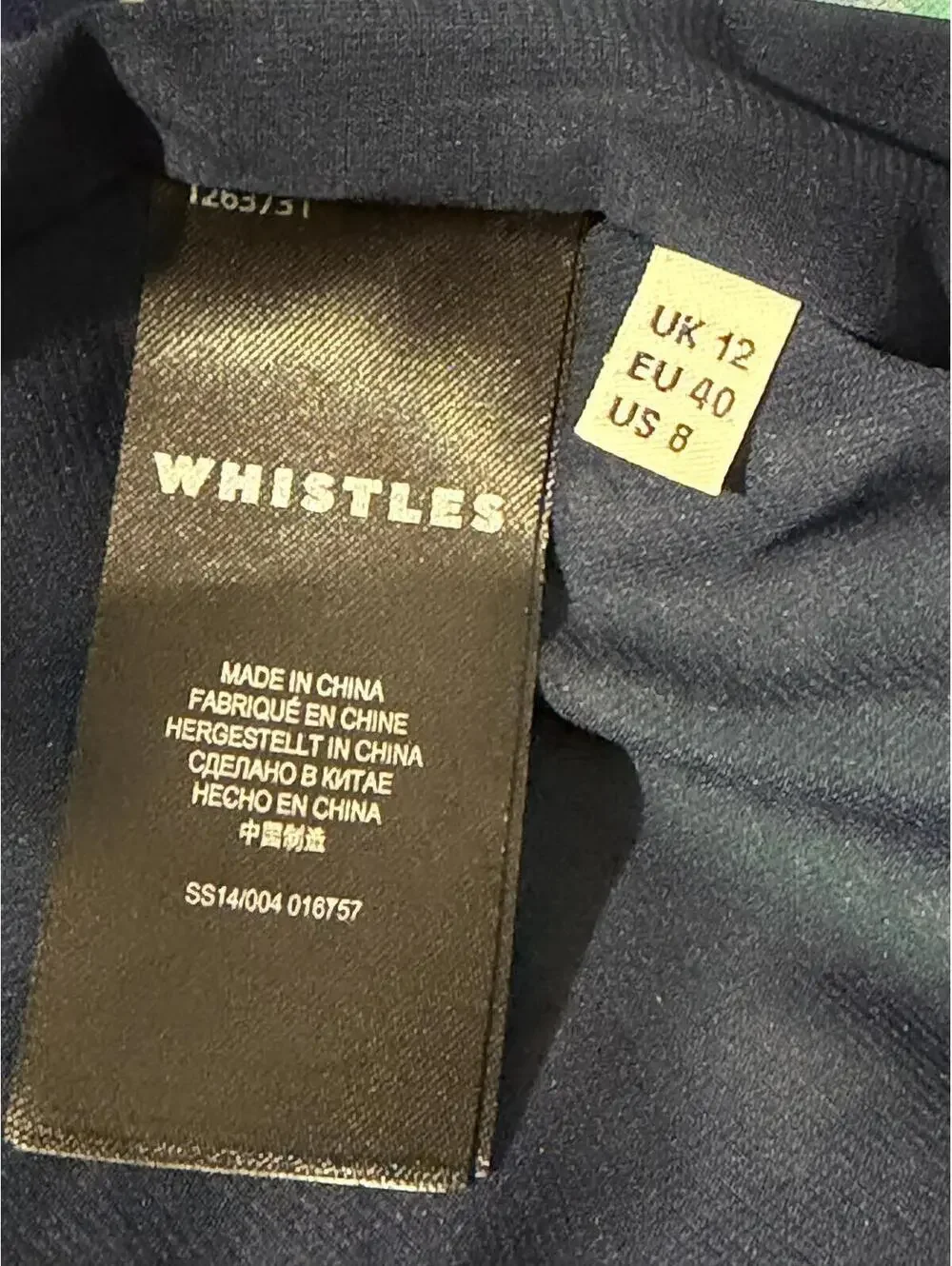 NWOT Whistles Silk Fitted Floral Dress, size 8